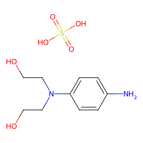 <em>N</em>,<em>N</em>-<em>二</em>(β-羟乙基)<em>对</em><em>苯</em><em>二</em><em>胺</em><em>硫酸盐</em>，54381-16-7，97%