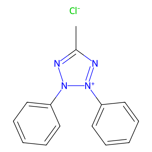 2,3-二<em>苯基</em>-5-甲基氯化<em>四</em><em>氮</em><em>唑</em>，6275-01-0，95%