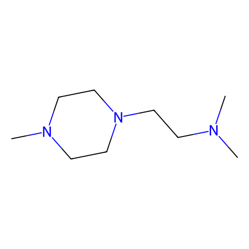 1-(<em>2</em>-<em>二甲</em><em>氨基</em><em>乙基</em>)-4-甲基哌嗪，104-19-8，>98.0%(GC)
