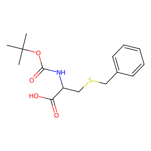N-<em>Boc</em>-S-苄基-L-半胱氨酸，5068-28-0，99%