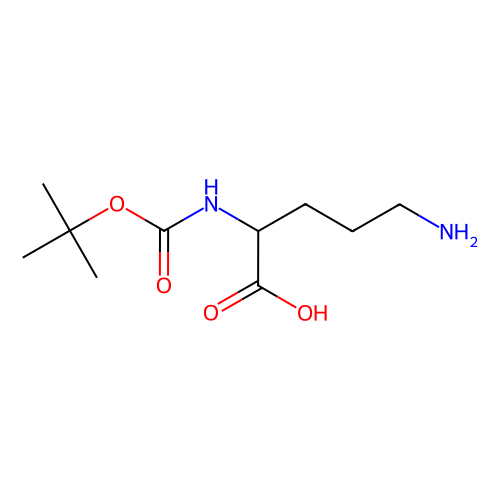 叔丁氧羰基-<em>L</em>-<em>鸟氨酸</em>，21887-64-9，98%