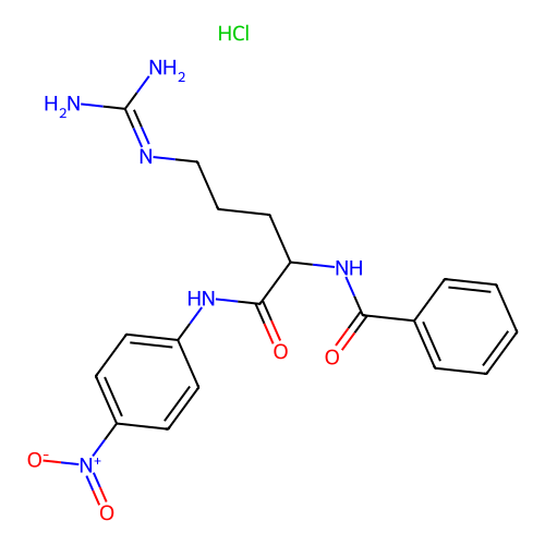 Nα-苯甲酰-<em>L</em>-<em>精氨酸</em>-4-硝基苯胺 <em>盐酸盐</em>，21653-40-7，>98%