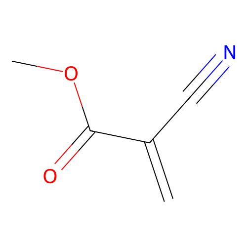 <em>2</em>-氰基丙烯酸甲酯，<em>137</em>-05-3，98% (contains stabilizer)