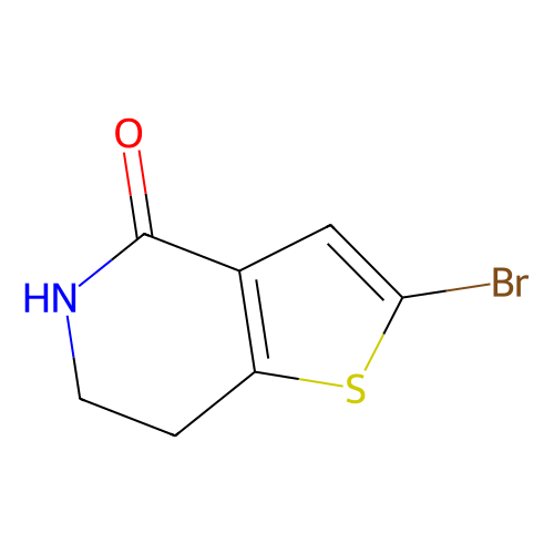 2-溴-4H,<em>5H</em>,<em>6</em>H,<em>7</em>H-噻吩并[3,2-c]吡啶-4-酮，1078150-17-0，97%