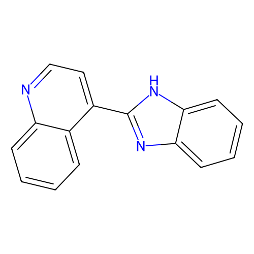 4-(1H-苯并[d]咪唑-2-基)喹啉，31704-11-7，97