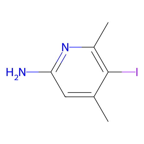 <em>2</em>-氨基-4,6-二甲基-5-碘吡啶，885952-12-5，95%