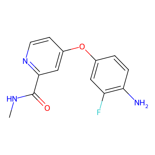 4-(4-氨基-3-氟<em>苯</em><em>氧基</em>)-N-甲基吡啶-<em>2</em>-<em>甲酰胺</em>，757251-39-1，97%