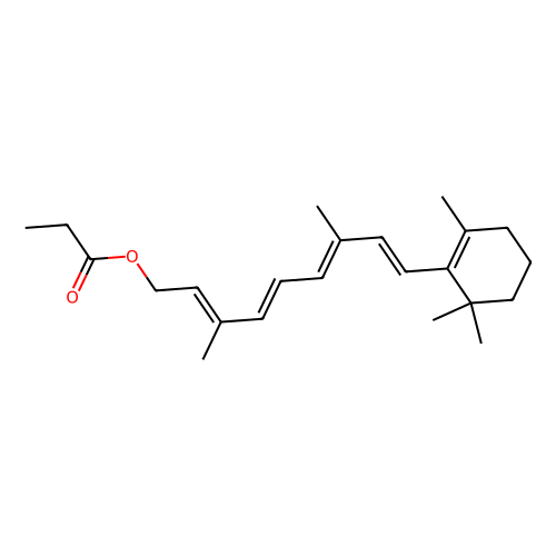 视<em>黄</em>基丙酸酯，7069-42-3，98%(sum of isomers),～2500 U/mg,stabilized with BHT
