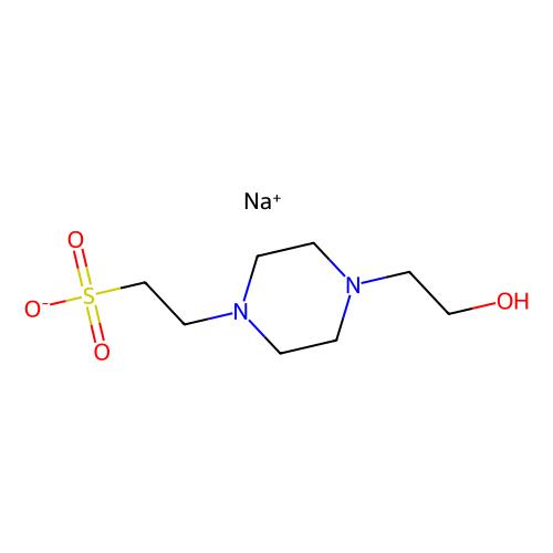 <em>N</em>-2-羟乙基<em>哌嗪</em>-<em>N</em>'-2-<em>乙</em>磺酸钠盐(HEPES-Na)，75277-<em>39</em>-3，≥99% (titration)