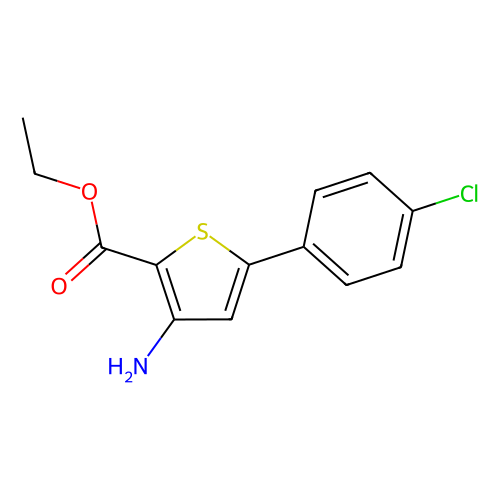 3-氨基-5-（4-氯<em>苯基</em>）<em>噻吩</em>-<em>2</em>-羧酸乙酯，91076-94-7，97%