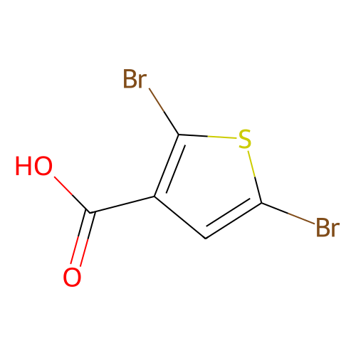 <em>2</em>,5-<em>二</em><em>溴</em><em>噻吩</em>-3-甲酸，7311-70-8，>96.0%(GC)(T)
