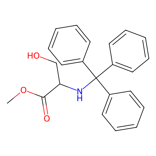 N-(三苯基甲基)-<em>DL</em>-<em>丝氨酸</em>甲酯，13515-76-9，98%