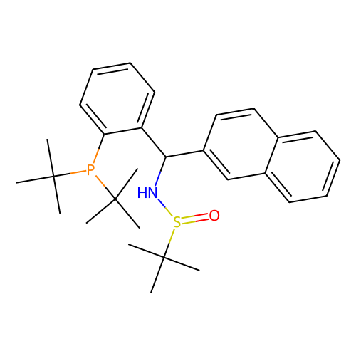 [S(R)]-<em>N</em>-[(S)-[2-(二<em>叔</em><em>丁基</em>膦)苯基](2-萘基)甲基]-2-<em>叔</em><em>丁基</em>亚磺酰胺，2565792-62-1，≥95%
