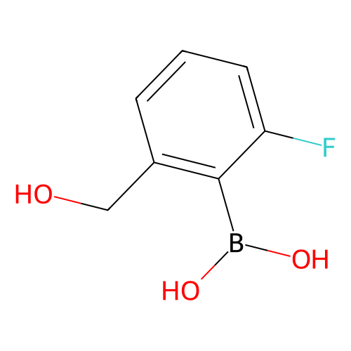 2-氟-<em>6</em>-(羟甲基)<em>苯基</em>硼酸(含不同量的酸酐)，1246633-<em>54</em>-4，98%