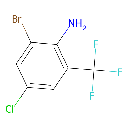 <em>2</em>-溴-<em>4</em>-<em>氯</em>-<em>6</em>-<em>三</em>氟甲基<em>苯胺</em>，912617-74-4，98%