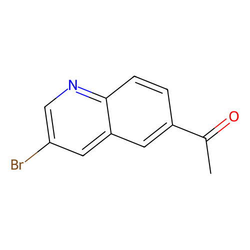<em>1</em>-(3-溴喹啉-6-基)乙酮，1150618-23-7，97%