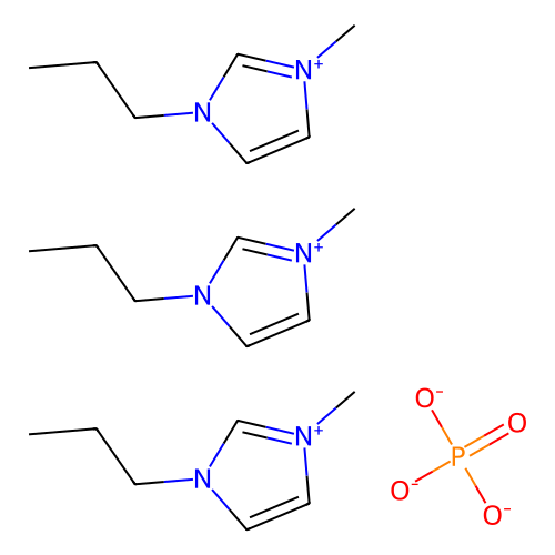 <em>1</em>-甲基-3-<em>丙基</em>咪唑鎓<em>磷酸</em>盐，817575-04-5，97%