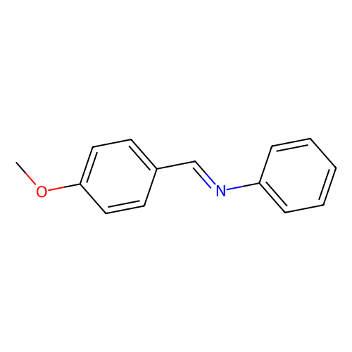 <em>N</em>-(<em>4</em>-<em>甲</em><em>氧基</em>苯<em>亚</em><em>甲基</em>)苯胺，836-41-9，>98.0%(GC)