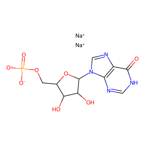 肌苷-5'-单磷酸二钠盐水合物，4691-65-0，>98.0%(HPLC