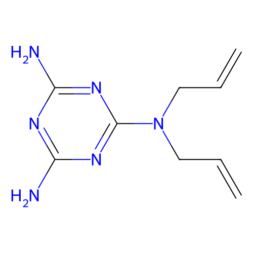<em>2</em>,4-<em>二</em>氨基-6-<em>二</em>烯<em>丙</em>氨基-<em>1,3</em>,5-三嗪，91-77-0，98%