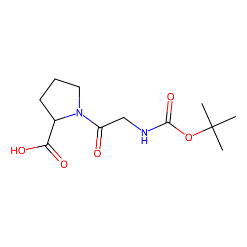 <em>Boc</em>-<em>甘氨酸</em>-<em>L</em>-脯氨酸，14296-92-5，98%
