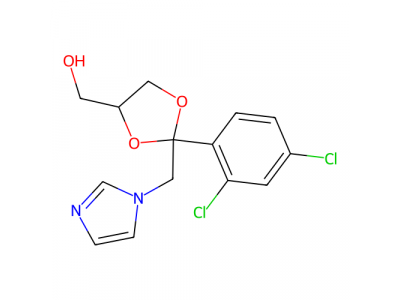 顺-2-（2,4-二氯苯基）-2-（1H-咪唑-1-基甲基）-1,3-二氧戊环-4-甲醇，61397-58-8，98%