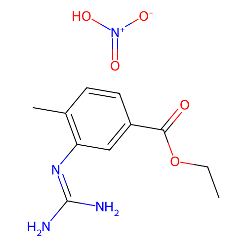 3-胍基-4-甲基苯甲酸乙酯<em>硝酸盐</em>，641569-96-2，98.0%