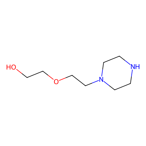 1-[<em>2</em>-(<em>2</em>-羟乙氧基)乙基]哌嗪，13349-82-1，>98.0%(GC)