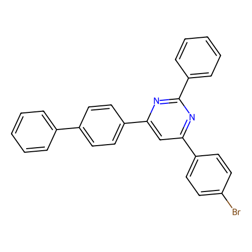 4-(联<em>苯基</em>-4-基)-6-(4-溴<em>苯基</em>)-2-<em>苯基</em>嘧啶，1421599-34-9，>98.0%(HPLC)