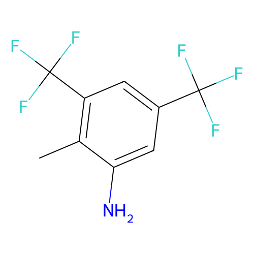 2-<em>甲基</em>-<em>3</em>,5-<em>二</em>(<em>三</em><em>氟</em><em>甲基</em>)<em>苯胺</em>，243128-44-1，97%