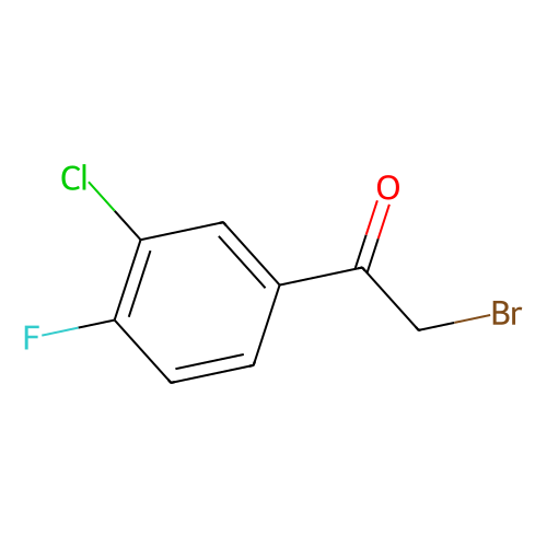 2-溴-<em>3</em>’-氯-<em>4</em>’-氟苯乙酮，63529-30-6，>98.0%(GC)