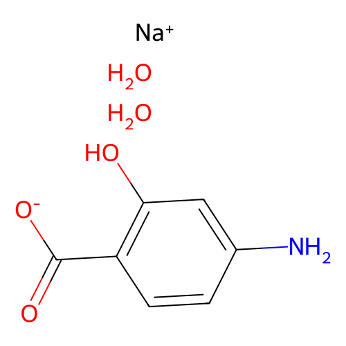 对氨基水杨酸钠<em>二水</em>合物，6018-19-5，98%