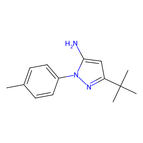 5-<em>叔</em><em>丁基</em>-<em>2</em>-对<em>甲苯</em>基-<em>2</em>H-吡唑-3-胺，285984-25-0，98%