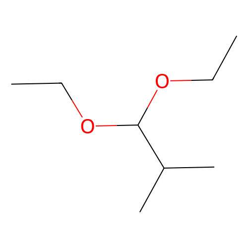 异丁醛二乙基乙缩醛，1741-41-9，>96.0%(GC