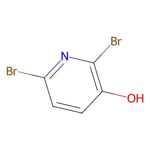 2,6-二溴-<em>3</em>-<em>羟基</em>吡啶，6602-<em>33</em>-1，97%