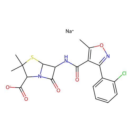 <em>氯</em>唑西林<em>钠</em>，642-78-4，95%