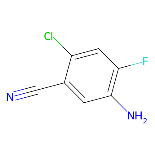 5-氨基-2-<em>氯</em>-<em>4</em>-<em>氟</em><em>苯</em><em>甲</em><em>腈</em>，123614-87-9，98%