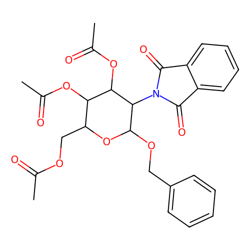苄基2-脱氧-2-邻<em>苯</em>二甲酰亚胺-3,<em>4</em>,6-三-<em>O</em>-乙酰基-β-<em>D</em>-吡喃<em>葡萄糖苷</em>，80035-31-0，98%