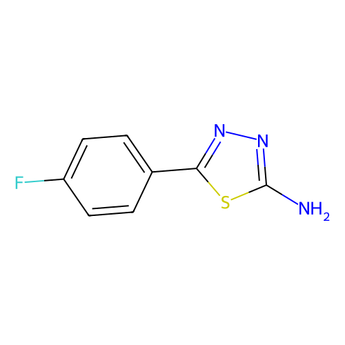 2-氨基-5-(4-氟苯基)-<em>1,3</em>,4-<em>噻</em><em>二</em>唑，942-70-1，97%