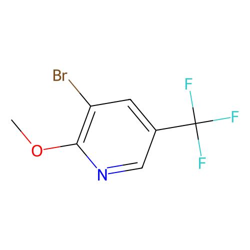 3-溴-2-甲氧基-5-<em>三</em><em>氟</em>甲基吡啶，124432-<em>63</em>-9，98%