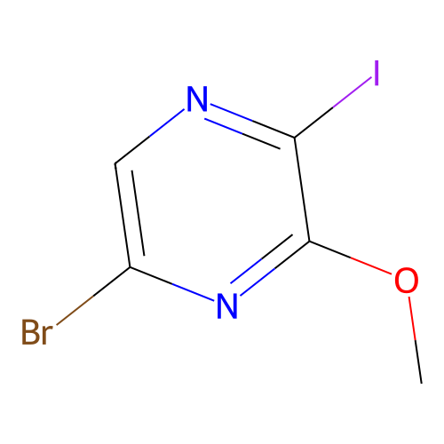 5-溴-<em>2</em>-<em>碘</em>-3-甲氧基<em>吡</em><em>嗪</em>，476622-89-6，96%