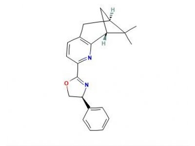 (S)-2-((6R,8R)-7,7-二甲基-5,6,7,8-四氢-6,8-甲桥喹啉-2-基)-4-苯基-4,5-二氢恶唑，1027754-31-9，95%