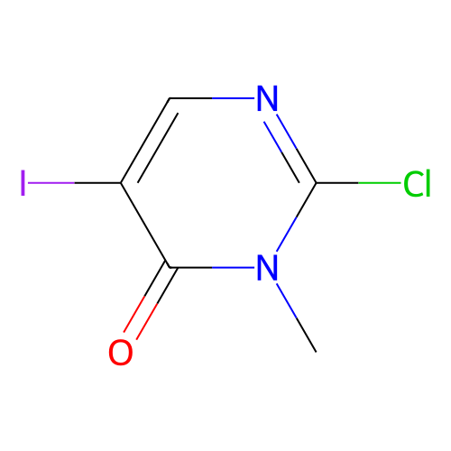 <em>2</em>-<em>氯</em>-<em>5</em>-<em>碘</em>-3-甲基<em>嘧啶</em>-4(3H)-酮，2055760-88-6，97%