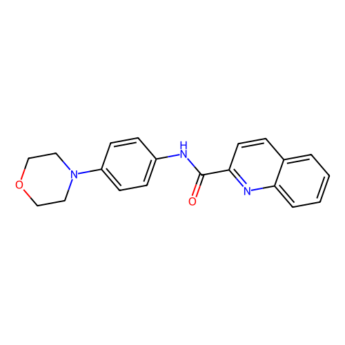 N-[<em>4</em>-(morpholin-<em>4</em>-yl)<em>phenyl</em>]quinoline-<em>2</em>-carboxamide，190437-83-3，98%