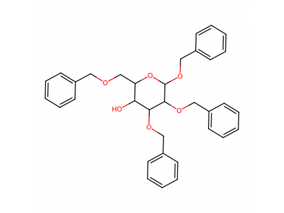 苄基2,3,6-三-O-苄基-β-D-吡喃葡萄糖苷，67831-42-9，98%