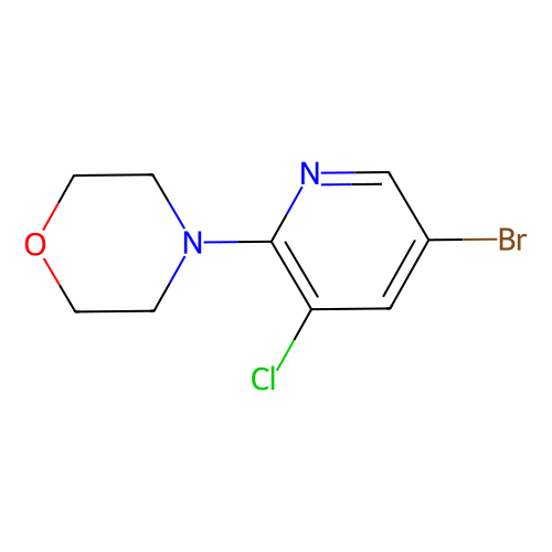 <em>4</em>-(5-溴-3-<em>氯</em>-2-<em>吡啶基</em>)吗啉，1199773-09-5，98%