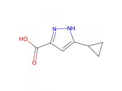 3-环丙基吡唑-5-羧酸，401629-04-7，95%