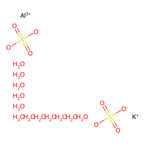 硫酸铝钾,十<em>二水</em>，7784-24-9，ACS, ≥98%
