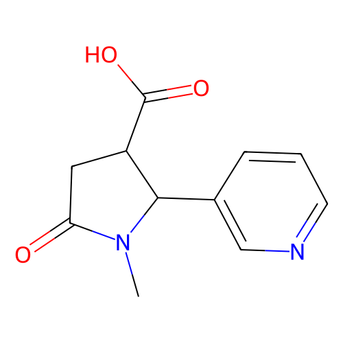 反-<em>1</em>-甲基-<em>4</em>-羧基-5-(<em>3</em>-吡啶基)-2-吡咯烷酮，33224-01-0，>95.0%(HPLC)(T)