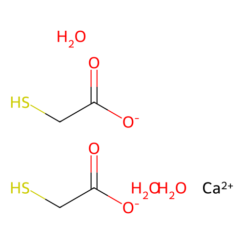 巯基乙酸钙盐<em>三水合物</em>，5793-98-6，>94.0%(T)